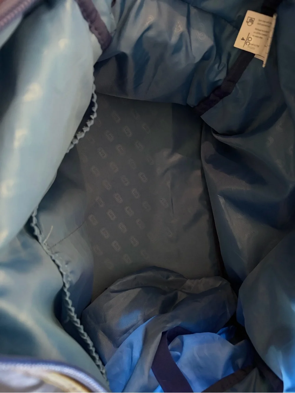 Lug Boxer Duffel Bag Blue Green Purple Camo Print